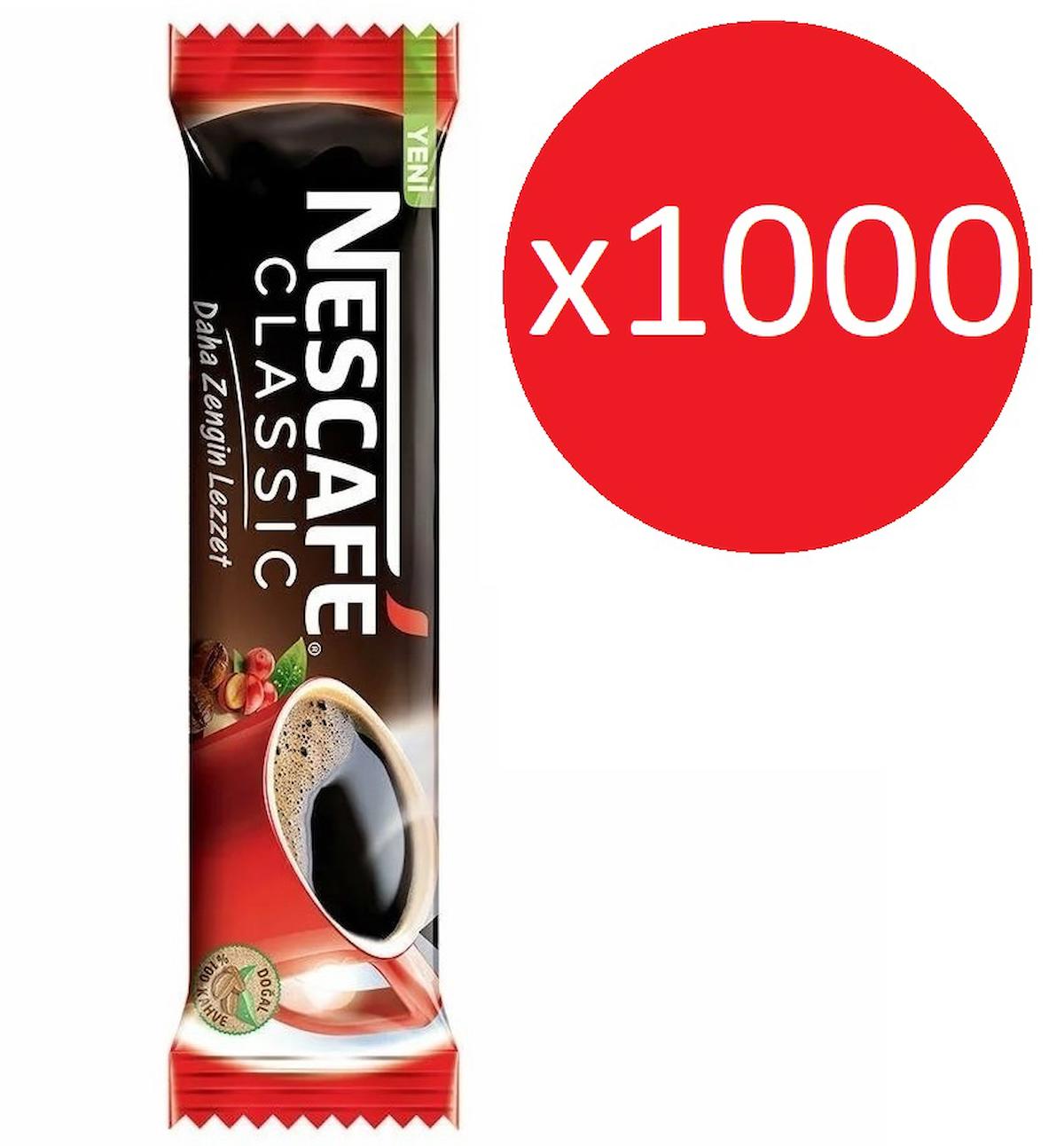 Nescafe Classic Daha Zengin Lezzet Paket Granül Kahve 1000x2 gr