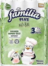 Familia Natural 3 Katlı 2x16'lı Rulo Kağıt Havlu