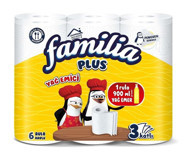 Familia Plus Kokulu 3 Katlı 6'lı Rulo Kağıt Havlu