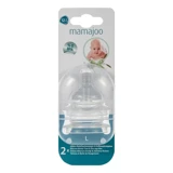 Mamajoo No:3 Silikon 12 Ay+ Hızlı Akış Geniş Ağız Biberon Emziği
