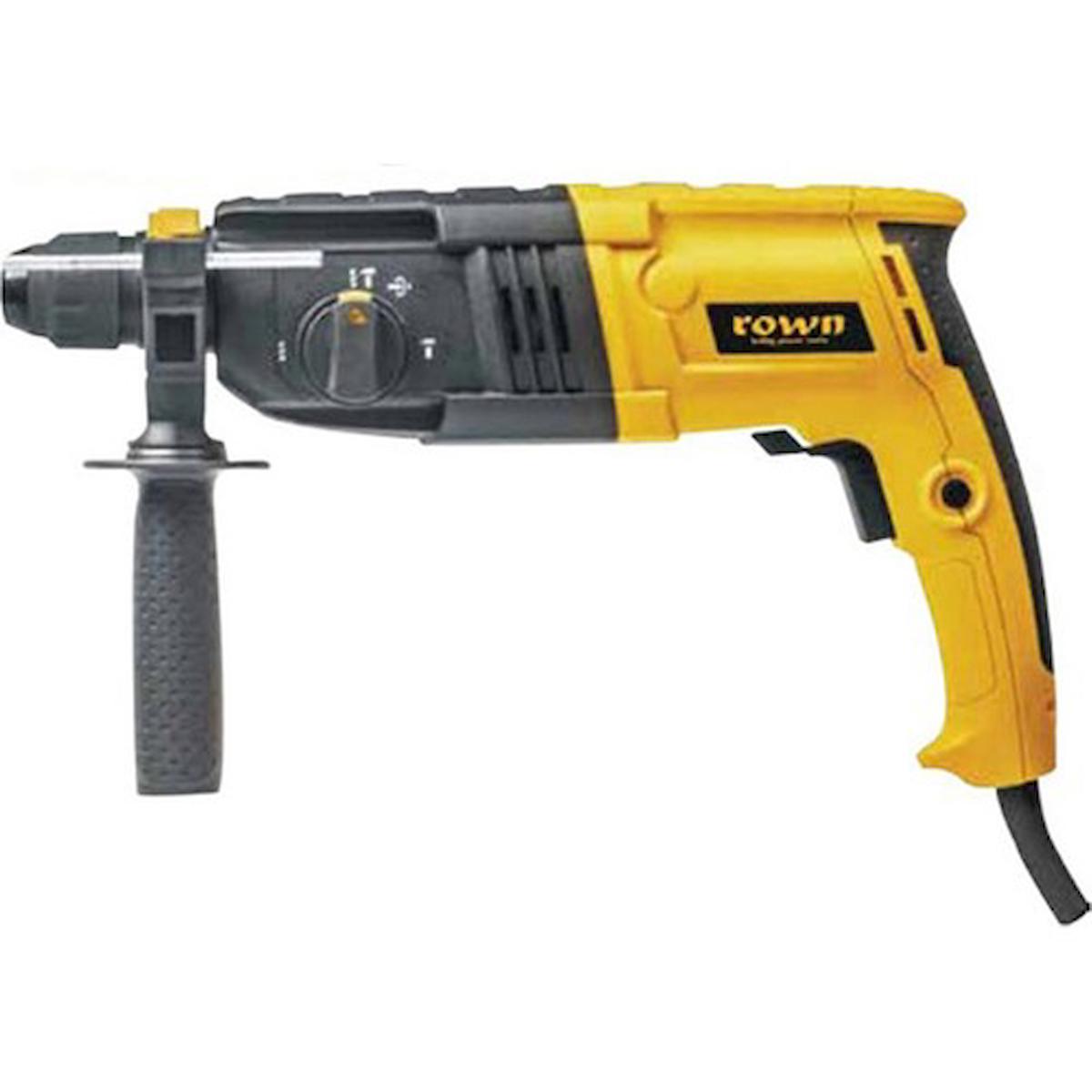 Rown RN1026 SDS Plus 650 W 1000 darbe/dk Elektrikli Kırıcı Delici Matkap