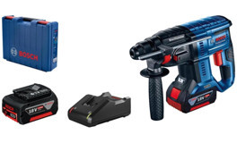 Bosch GBH 180 800 W 5100 darbe/dk 2.3 kg Çift Akülü Şarjlı Kırıcı Delici Matkap Kırmızı - Mavi
