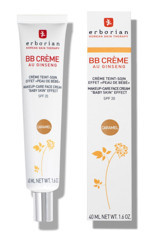 Erborian Crème Au Ginseng Baby Skin Effect Makeup-Care Tüm Ciltler İçin BB Krem Açık - Orta Ton