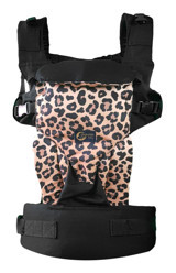 Babalin Baby 360 Dışa Dönük Ergonomik 20 kg Kapasiteli Her Yöne Yenidoğan Leopar Desenli Kanguru Çok Renkli