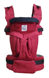 Solomombaby Ergonomik 20 kg Kapasiteli Her Yöne Yenidoğan Kanguru Bordo