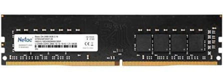 Netac NTBSD4P26SP-08 8 GB DDR4 1x8 2666 MHz Ram