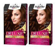 Palette Deluxe 5.60 Sıcak Çikolata Amonyaksız Krem Saç Boyası 2x99 ml