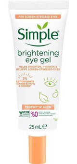 Simple Aydınlatıcı Hassas Ciltler için C Vitaminli Göz Çevresi Jel Tüp 25 ml