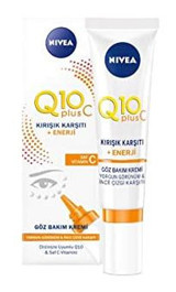 Nivea Q10 Plus Tüm Ciltler için C Vitaminli Göz Çevresi Krem Tüp 15 ml