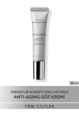 Institut Esthederm Lift & Repair Kuru Ciltler için Göz Çevresi Krem Likit Tüp 15 ml
