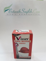 Visser Kırmızı Su Bazlı Organik Toz Gıda Boyası 9 gr