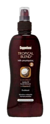 Coppertone Tropical Blend Hindistan Cevizi Yağı Yoğun 2 Faktör Tüm Vücut İçin Bronzlaştırıcı Yağ 200 ml