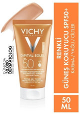 Vichy Capital Soleil Hızlı 50+ Faktör Tüm Vücut İçin Bronzlaştırıcı Krem 50 ml
