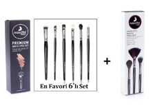 Nascita 6'lı Nas110 Set + 49 Aydınlatıcı Makyaj Fırça Seti