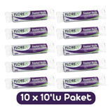 Florex Büyük Boy 65x80 cm 10x10 Adet Çöp Poşeti