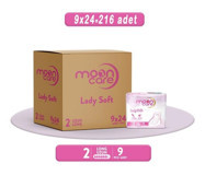 Mooncare Lady Soft İnce 9'lu Hijyenik Ped 24 Adet