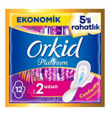 Orkid Platinum İnce 12'li Hijyenik Ped 1 Adet