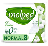 Molped Pure & Soft İnce 8'li Hijyenik Ped 1 Adet