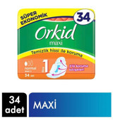 Orkid Maxi İnce 34'lü Hijyenik Ped 1 Adet