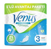 Venüs İnce 21'li Hijyenik Ped 3 Adet