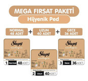 Sleepy Ecologic Premium Plus Organik İnce Antialerjik 124'lü Hijyenik Ped 3 Adet