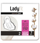 Ladyfit Pamuk İnce 7'li Hijyenik Ped 1 Adet