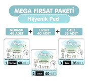 Sleepy Bio Natural Premium Plus Organik İnce Antialerjik 124'lü Hijyenik Ped 3 Adet