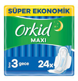 Orkid Maxi İnce 24'lü Hijyenik Ped 1 Adet
