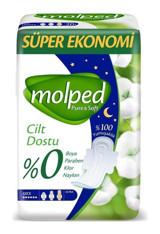Molped Pure & Soft Organik İnce 16'lı Hijyenik Ped 1 Adet