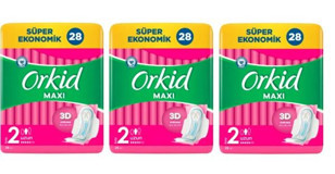 Orkid Maxi İnce 28'li Hijyenik Ped 3 Adet