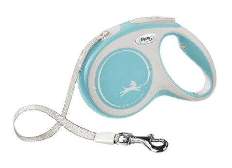 Flexi New Comfort 5 m Makaralı Boyun Köpek Tasması Turkuaz