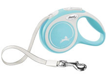Flexi New Comfort 5 m Makaralı Boyun Köpek Tasması Açık Mavi