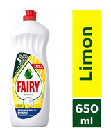 Fairy Soğuk Suda Etkili Limon Kokulu Sıvı El Bulaşık Deterjanı 650 ml