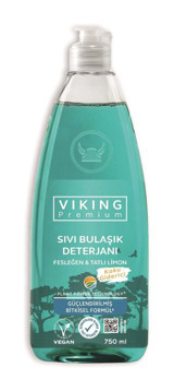 Viking Premium Fesleğen Limon Kokulu Sıvı El Bulaşık Deterjanı 750 ml