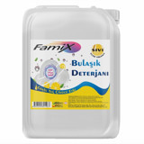 Famix Güçlü Yağ Çözücü Limon Kokulu Sıvı El Bulaşık Deterjanı 20 lt