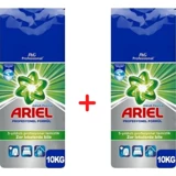 Ariel Profesyonel Formül Renkliler ve Beyazlar İçin 124 Yıkama Toz Deterjan 2x10 kg