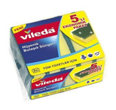 Vileda Ekonomik Paket Bulaşık Süngeri 5x12'li