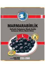 Marmarabirlik Yağlı Tuzlu Salamura Siyah Zeytin Teneke 10 kg