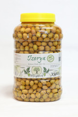 İzorya Kırma Tuzlu Yeşil Zeytin Pet Kavanoz 3.5 kg