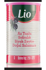 Lio Az Tuzlu Salamura Siyah Zeytin Teneke 800 gr