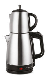 Conti CTM-121 Mytea Çelik Demlikli 1600 W Çelik Rose Gold Vintage Çay Makinesi