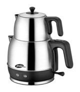 Goldmaster GM-7320 Plastik Demlikli 2200 W Plastik Siyah Vintage Çay Makinesi