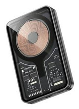 Earldom PD19 5000 mAh Hızlı Şarjlı Dijital Göstergeli Kablosuz Powerbank Siyah