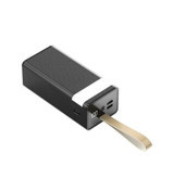 Apera GN-38 40000 mAh Hızlı Şarjlı Işıklı Dijital Göstergeli USB Çoklu Bağlantılı Kablolu Powerbank Siyah