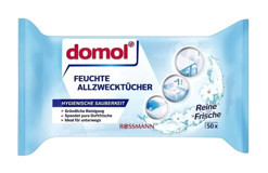 Domol 50 Yaprak Islak Mendil