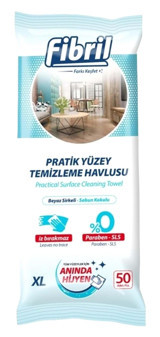 Fibril Beyaz Sabun Kokulu 50 Yaprak Islak Mendil