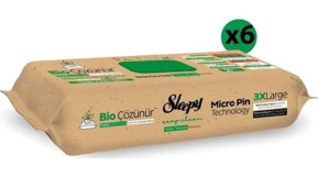 Sleepy Easy Clean Bio 50 Yaprak 6'lı Paket Islak Mendil
