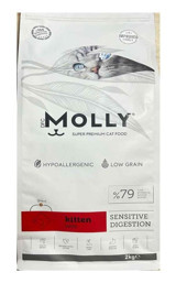 Molly Hipoalerjenik Kuzu Etli Az Tahıllı Yavru Kedi Maması 2 kg