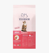 Teodor Kuzulu-Pirinçli Tahıllı Yetişkin Kedi Maması 15 kg