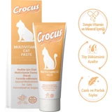 Crocus Multivitamin Bağışıklık Güçlendirici Yavru-Yaşlı Kedi Vitamini Macun 100 gr